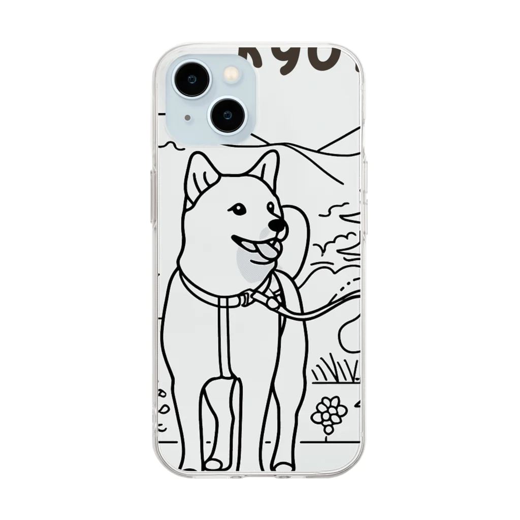 ShibaShibaのShibaShiba Soft Clear Smartphone Case