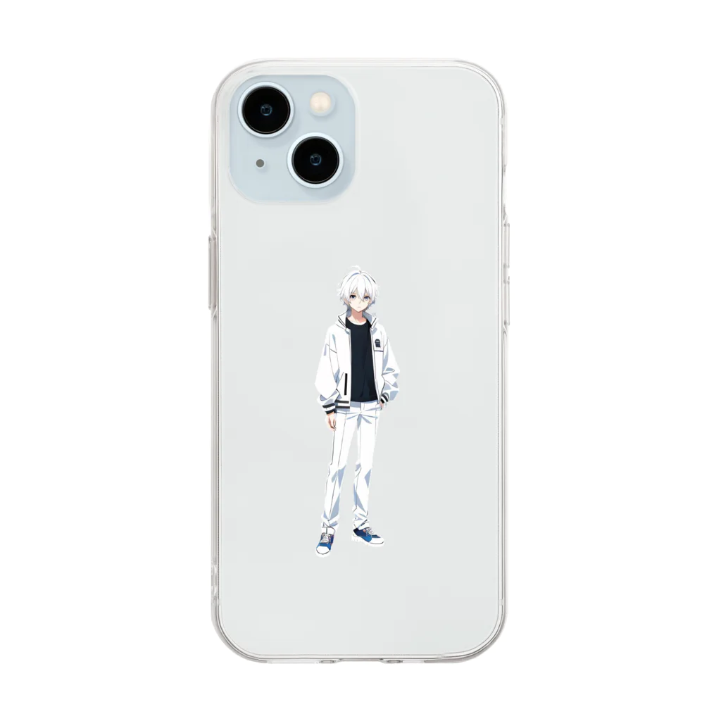 Sutoro_Marketの立ち絵グッズ Soft Clear Smartphone Case