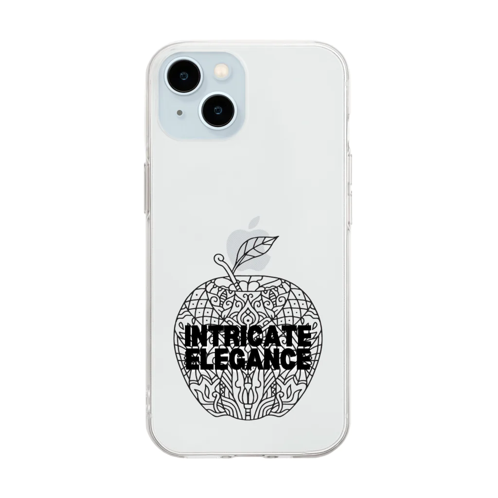 CHIBE86のIntricate Elegance「精緻な優雅さ」 Soft Clear Smartphone Case