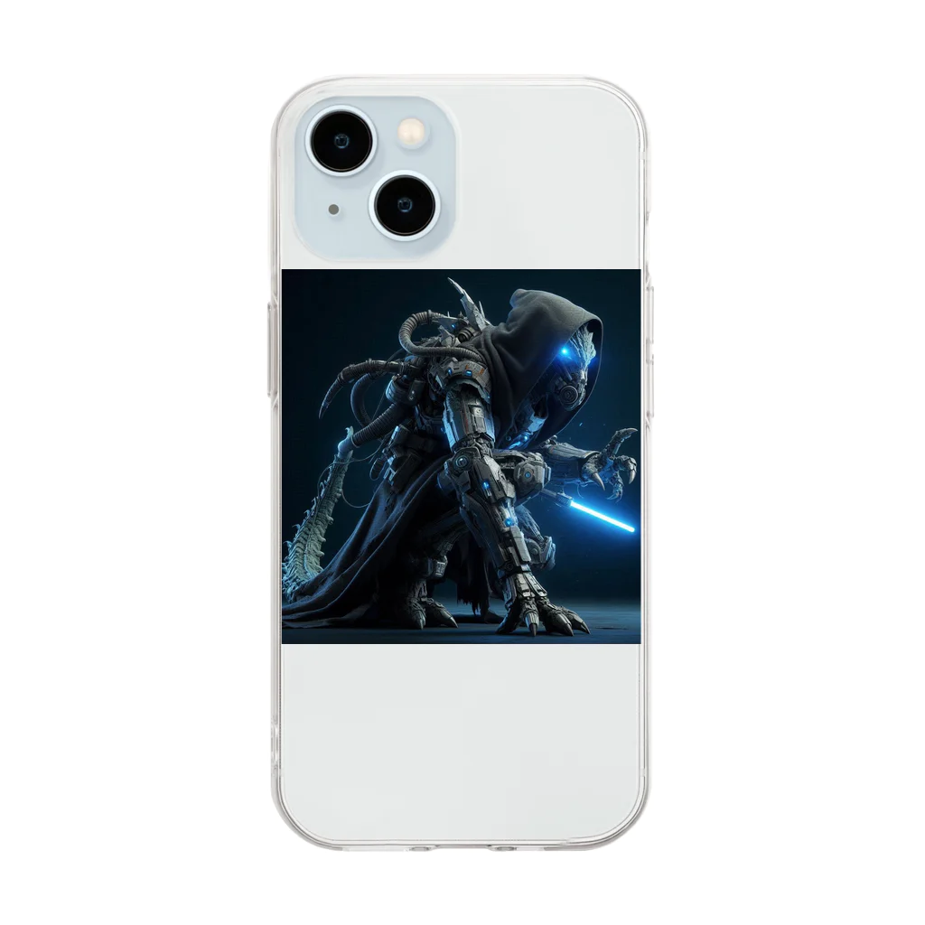 suzuri18026のドラゴンアーマー Soft Clear Smartphone Case