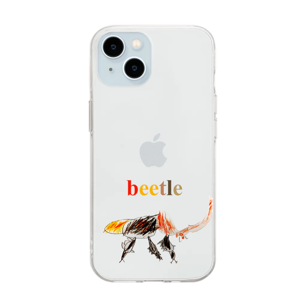 eri_sakuのbeetle Soft Clear Smartphone Case