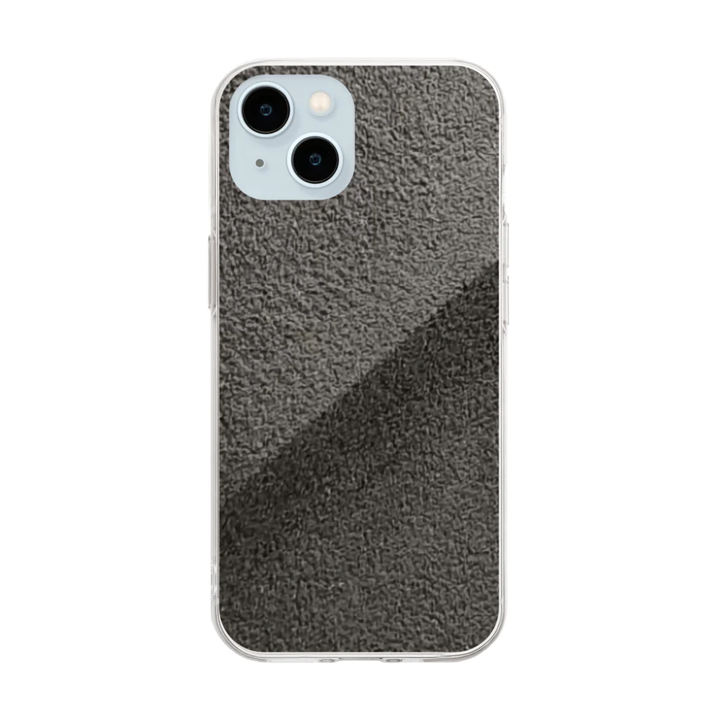 malxileの左官の壁　REX  Soft Clear Smartphone Case