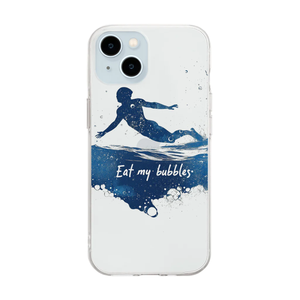 Chi3のEat My Bubbles Soft Clear Smartphone Case