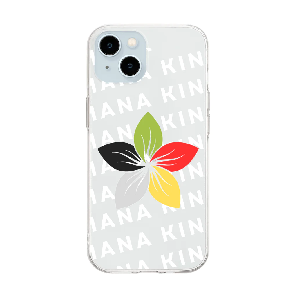 リモデザインスタジオのMANA KINO　ロゴプルメリア｜MANA KINO Soft Clear Smartphone Case