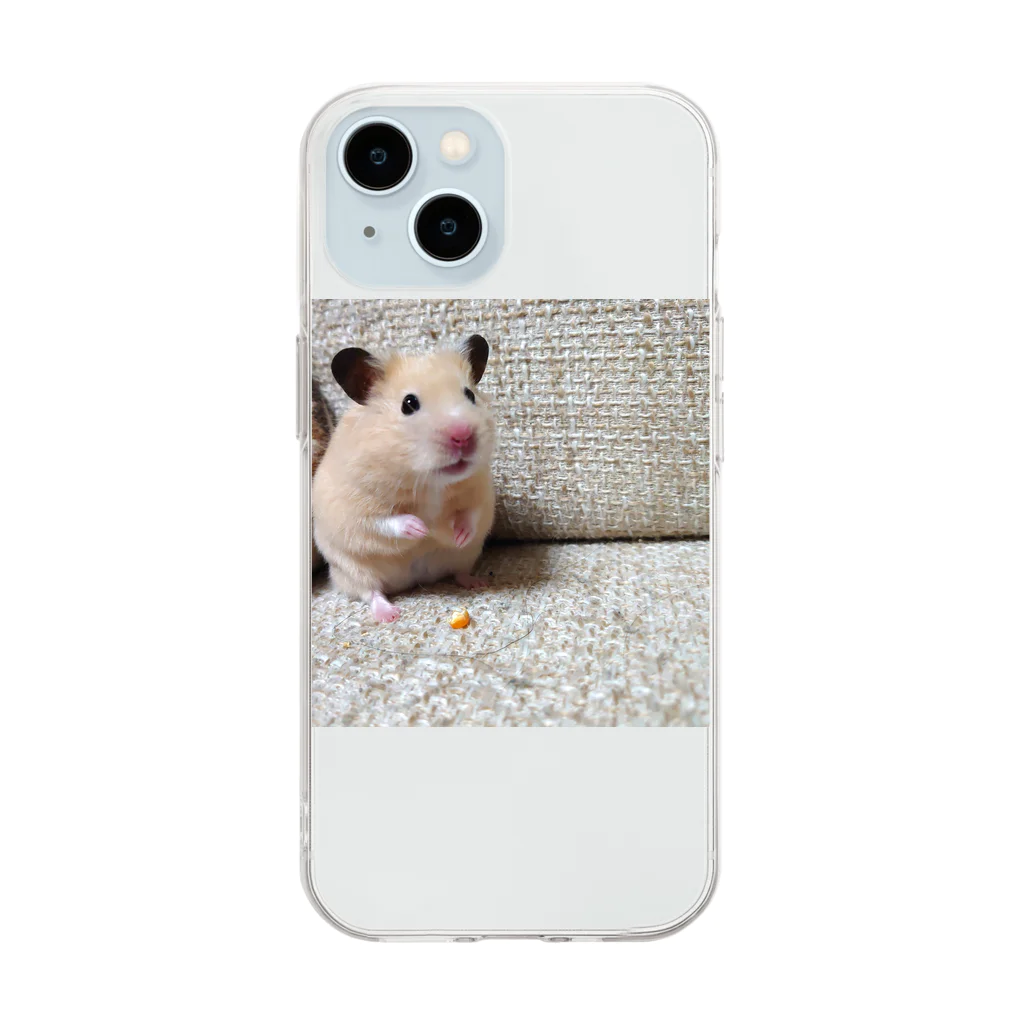 fuzifuziのキンクマハムスター 金時 Soft Clear Smartphone Case