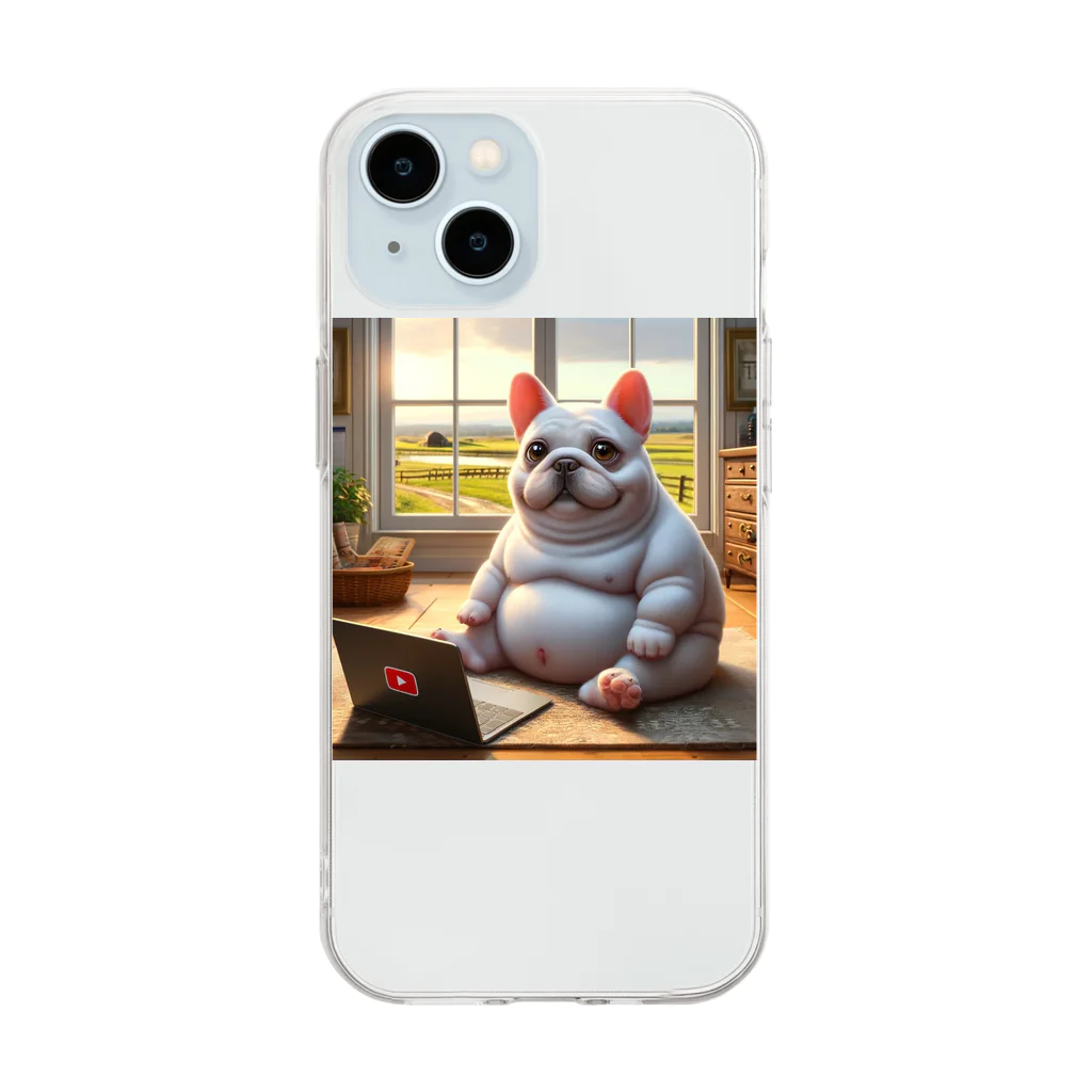 MysticArtworksのぽっちゃりになっちゃったピエール Soft Clear Smartphone Case