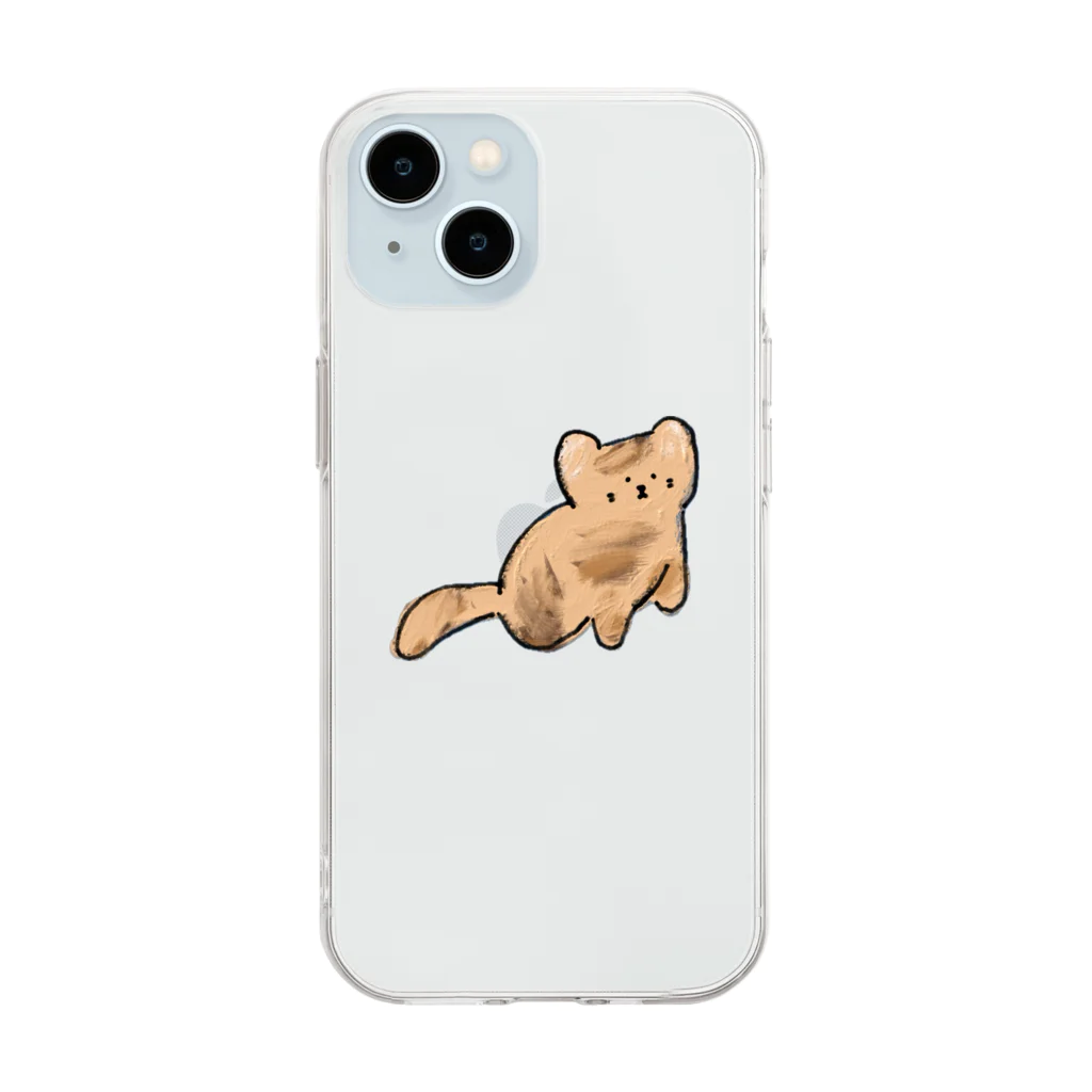 edomaruruの可愛い猫ちゃん Soft Clear Smartphone Case