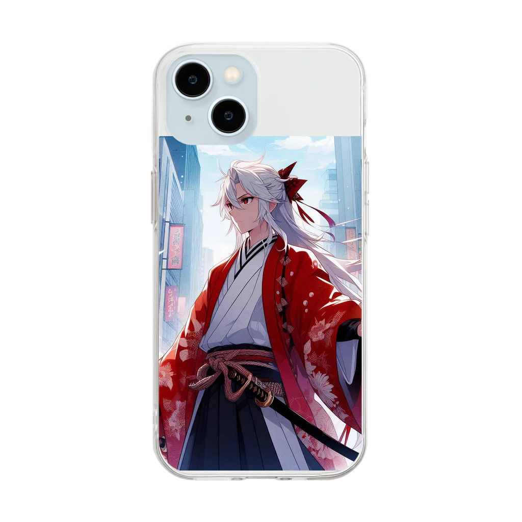 ketapapaのTOKYO SAMURAI Ⅳ Soft Clear Smartphone Case