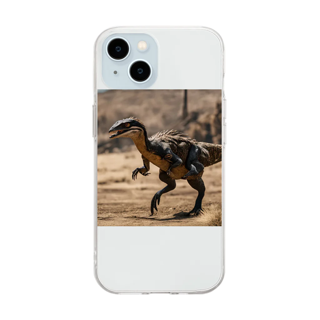 OTIRUBUTUBUTUのデイノニクス Soft Clear Smartphone Case