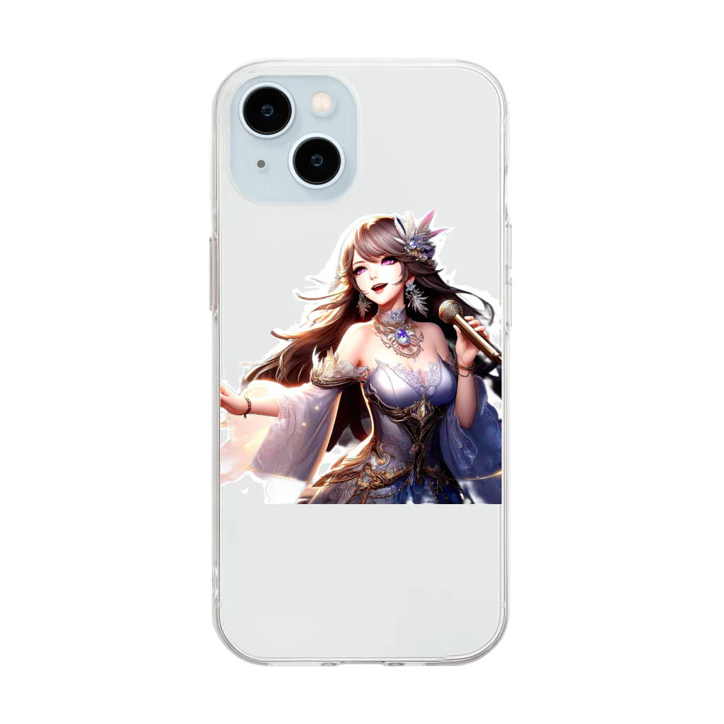 HAKA SHOPの『Echoes of Valor』 スマホケース Soft Clear Smartphone Case