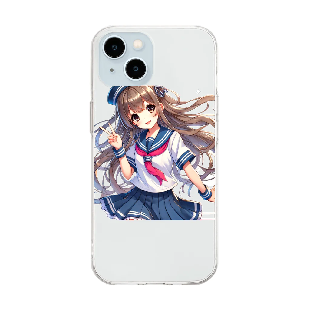 jiruchangのエネルギー全開！！ Soft Clear Smartphone Case