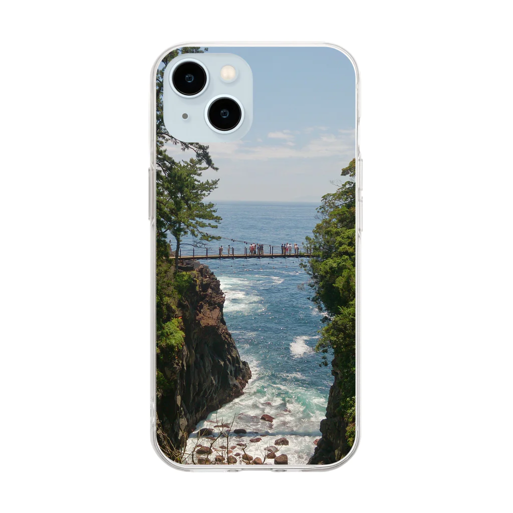 ア〜リ〜REDの吊橋 Soft Clear Smartphone Case