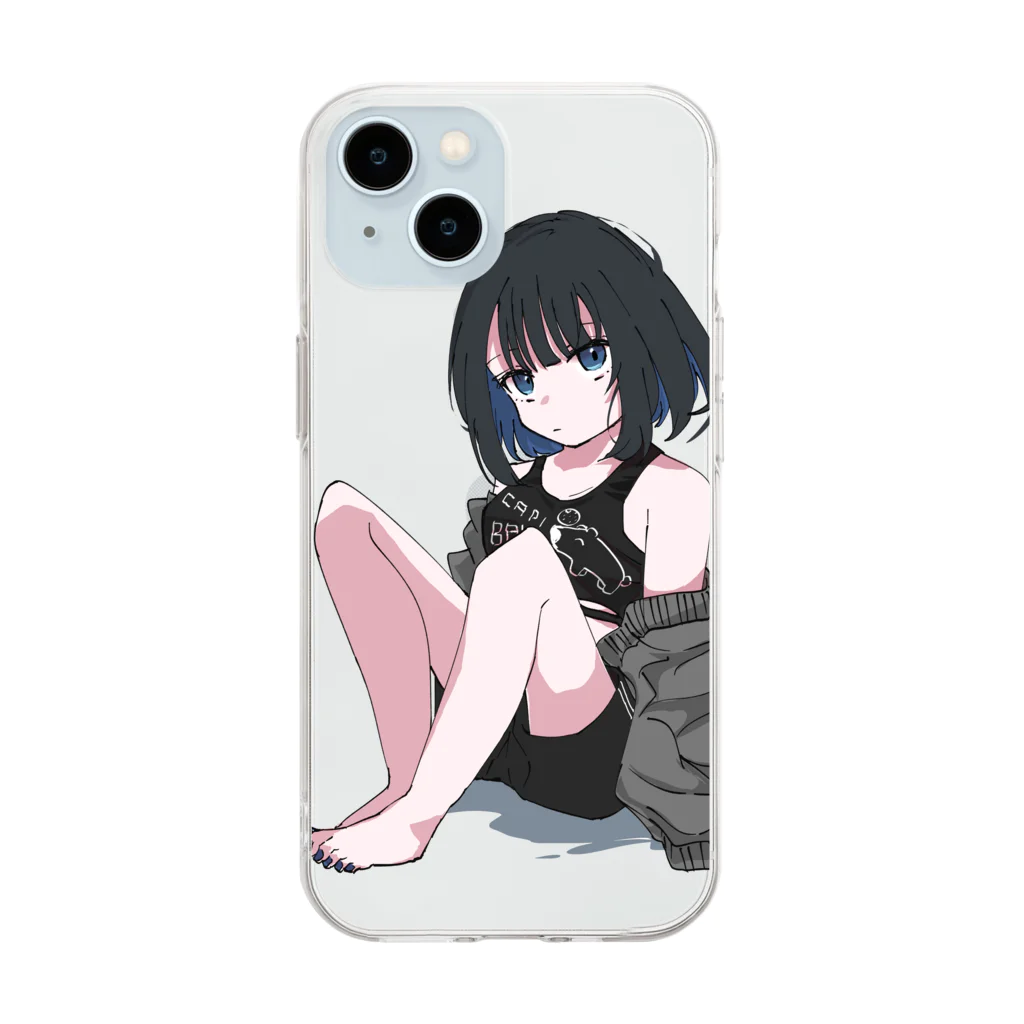 ざっか・かるーあのインナー少女 Soft Clear Smartphone Case