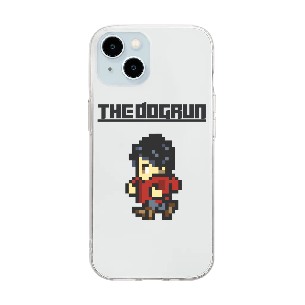 araakii@꧁THE DOGRUN꧂のTHE DOGRUN PIXEL 01 Soft Clear Smartphone Case