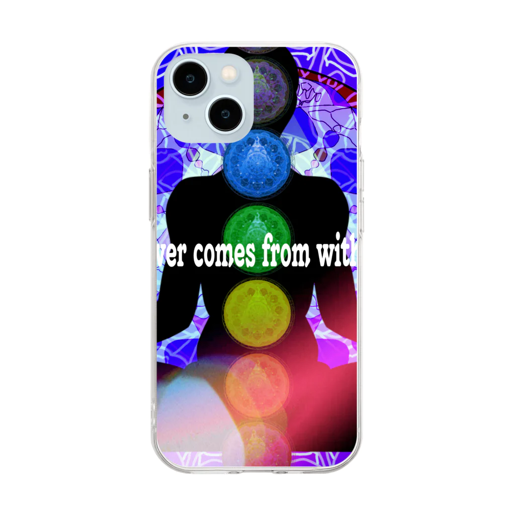 💖宇宙整体♪🌈♪こころからだチャンネル♪💖のHealing power comes from within the body. Soft Clear Smartphone Case