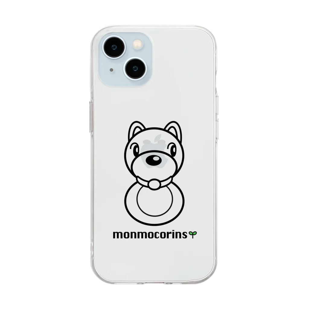 monmocorinsのmonmocorins Soft Clear Smartphone Case