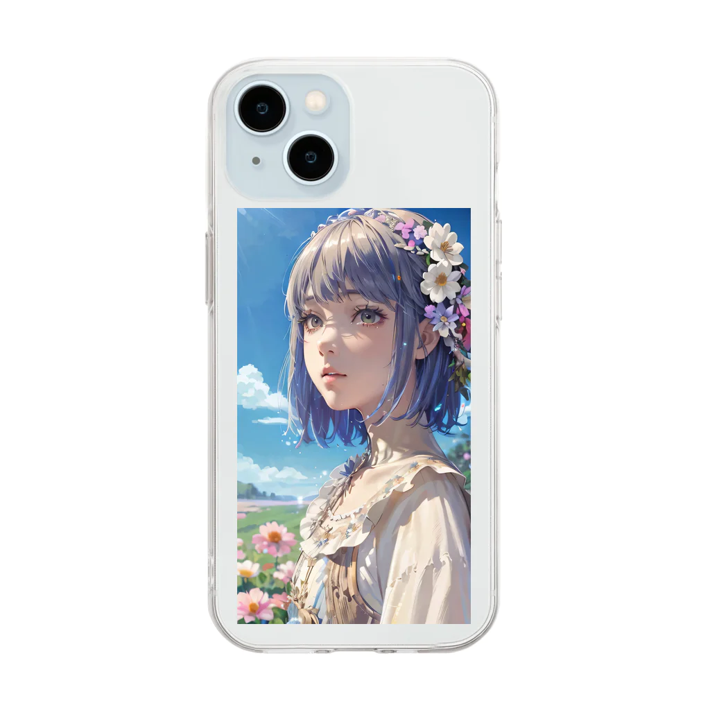 cocograyのナイラ Soft Clear Smartphone Case