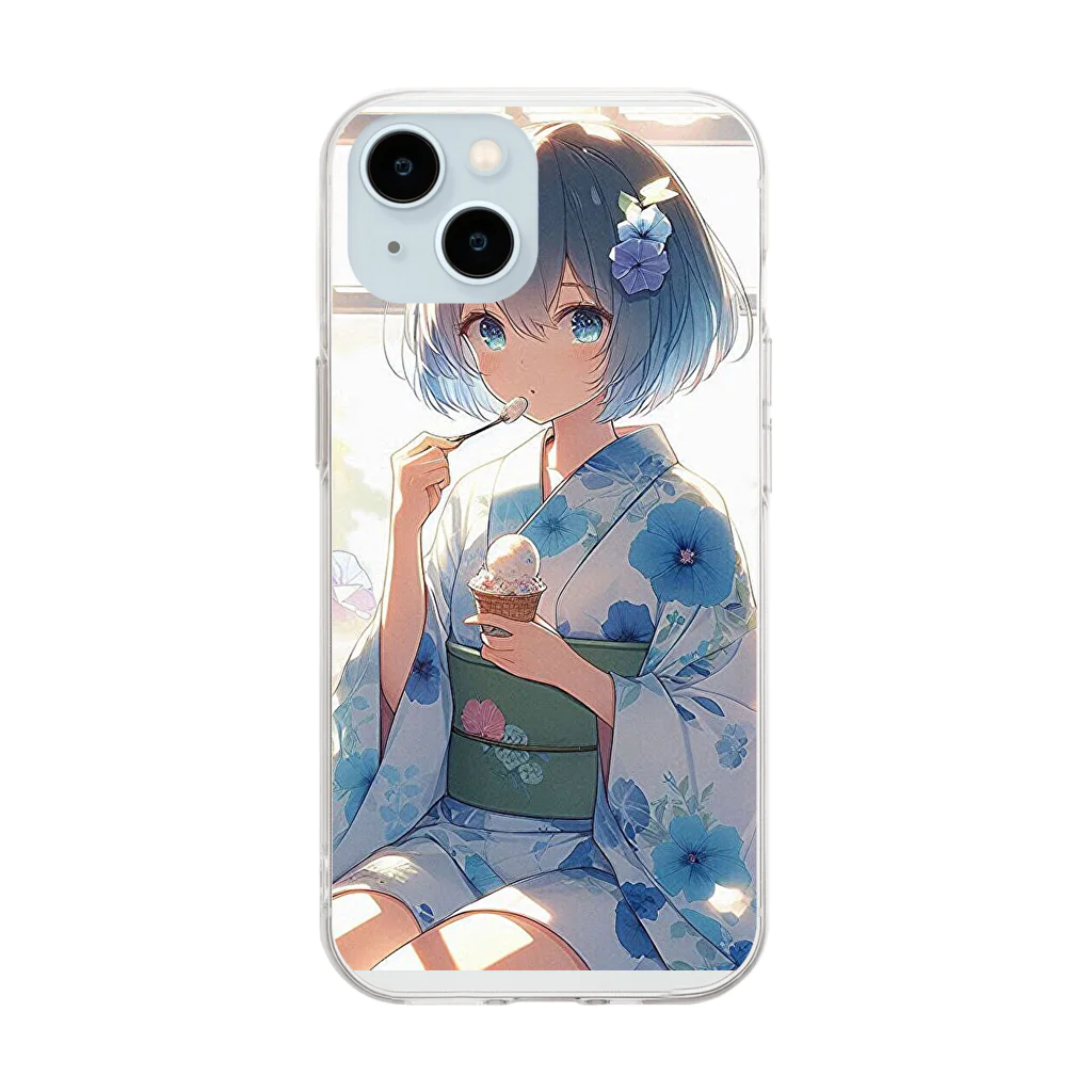 千賀の部屋の今日の千賀の予定です Soft Clear Smartphone Case