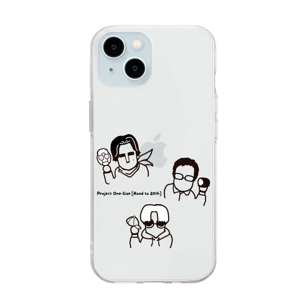 Project One-Sizeの３人の個性をギュッと集結 Soft Clear Smartphone Case