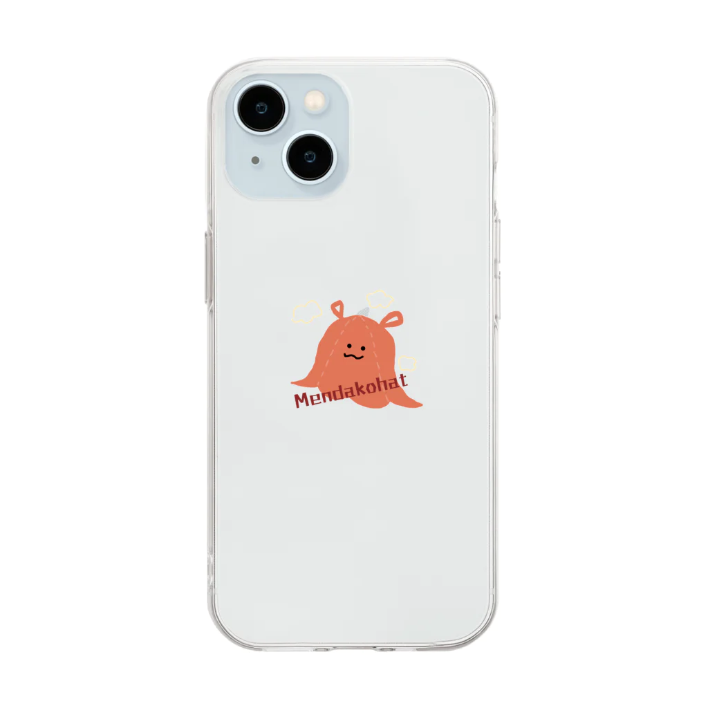どんぺんショップのMendakohat  Soft Clear Smartphone Case