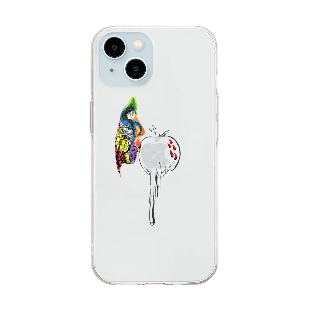 aganu-ko のJam(naritachi) Soft Clear Smartphone Case