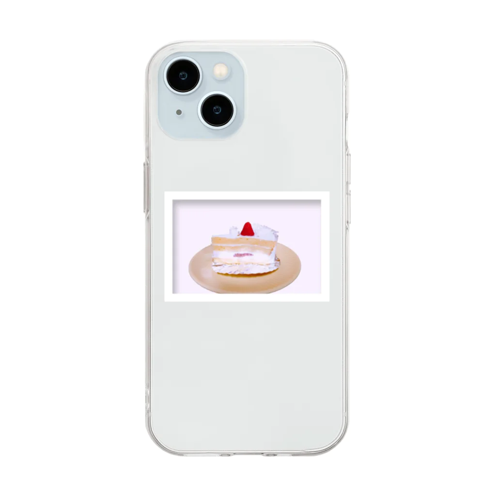 Coffee HoLic のcake. Soft Clear Smartphone Case