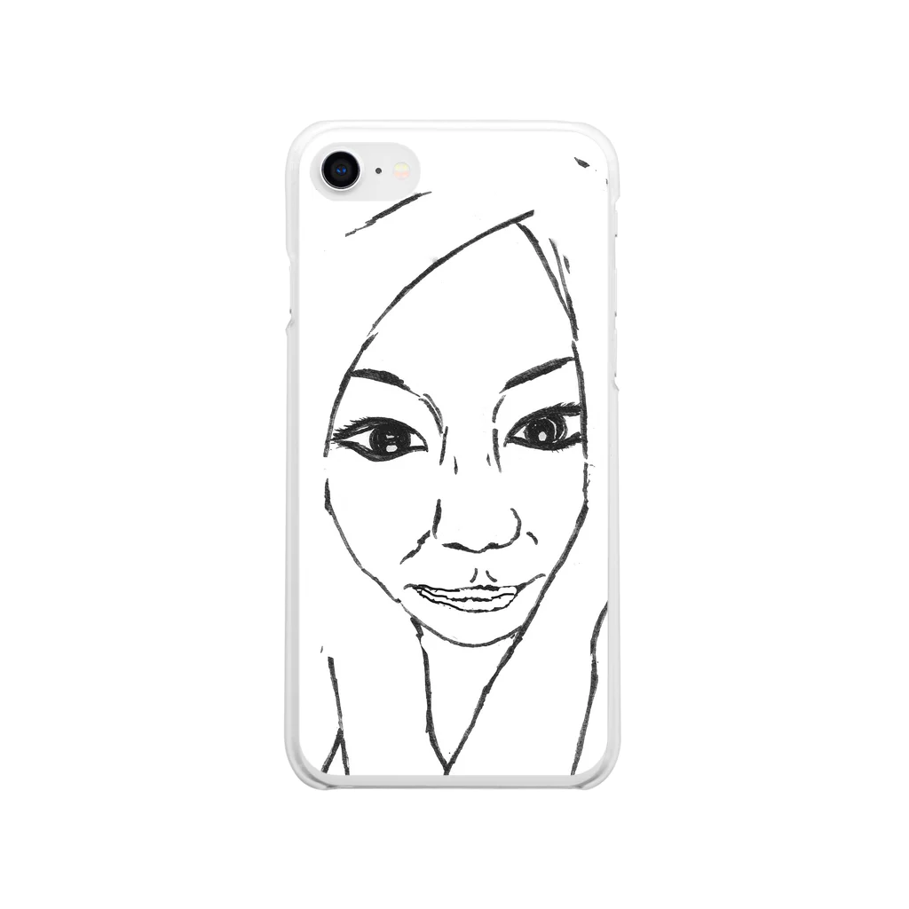 BOLTLESS_CORPc58i.のBEAUTIFUL LADY [ J ] !! Soft Clear Smartphone Case