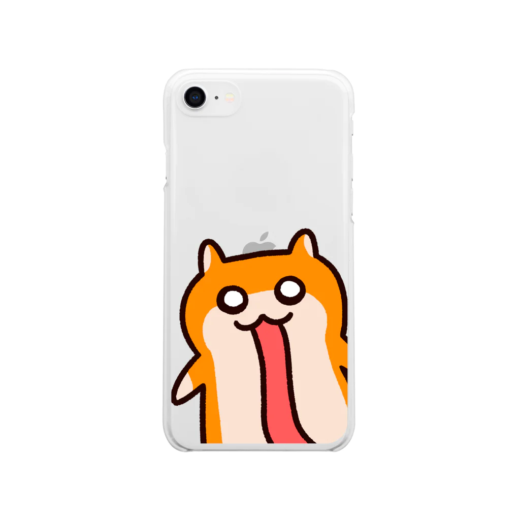 NORICOPOのデカクソハム Soft Clear Smartphone Case