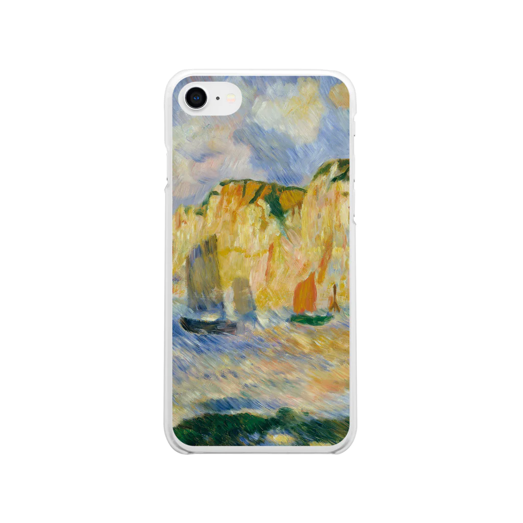 SONOTENI-ARTの016-009　ルノワール　『海と崖』　クリア　スマホケース　iPhone SE(2,3)/8/7/6s/6専用デザイン　CC1 Soft Clear Smartphone Case