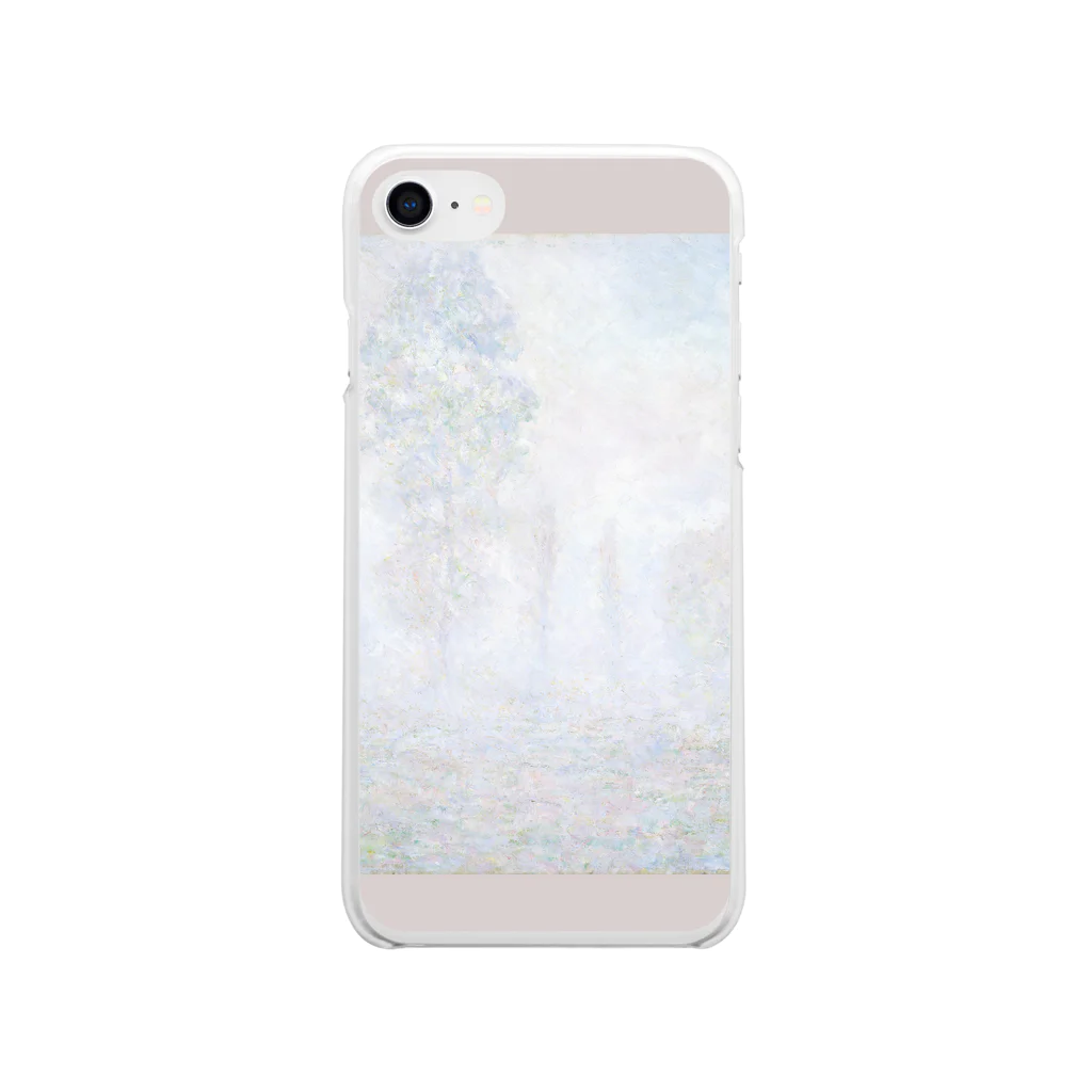 SONOTENI-ARTの004-037　クロード・モネ　『朝靄』　クリア　スマホケース　iPhone SE(2,3)/8/7/6s/6専用デザイン　CC1 Soft Clear Smartphone Case