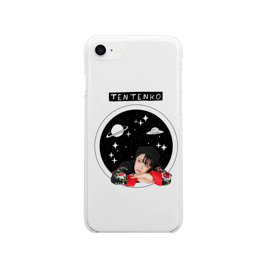 テンテン商店 in SUZURIのテンテンコ お絵かきシリーズ ~✰宇宙✰~ Soft Clear Smartphone Case