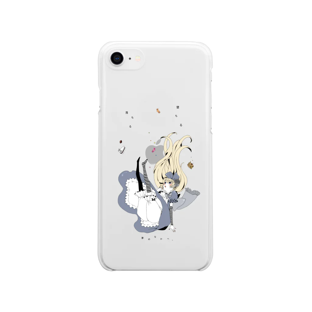 めめのcandy drop Soft Clear Smartphone Case