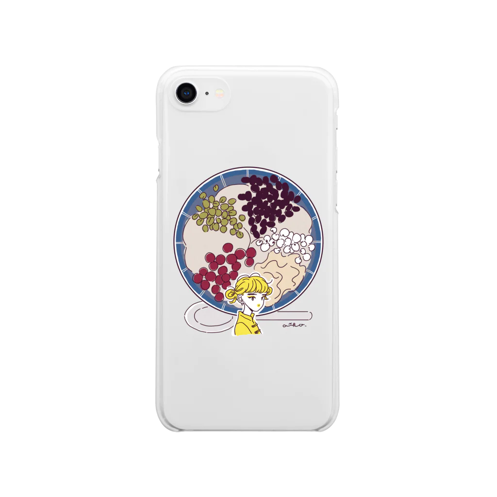 あい子の豆花 Soft Clear Smartphone Case