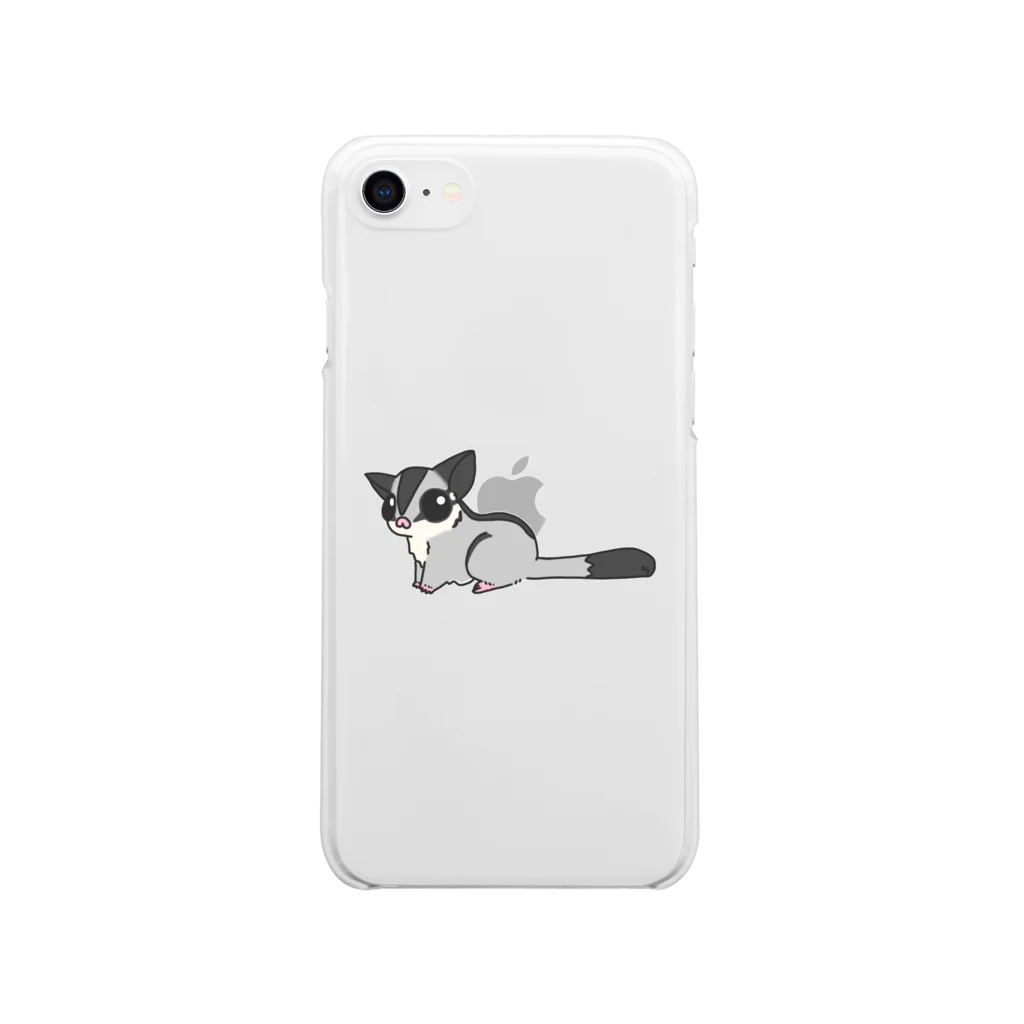 やさいちゃんのシンプルフクモモ（透明） Soft Clear Smartphone Case