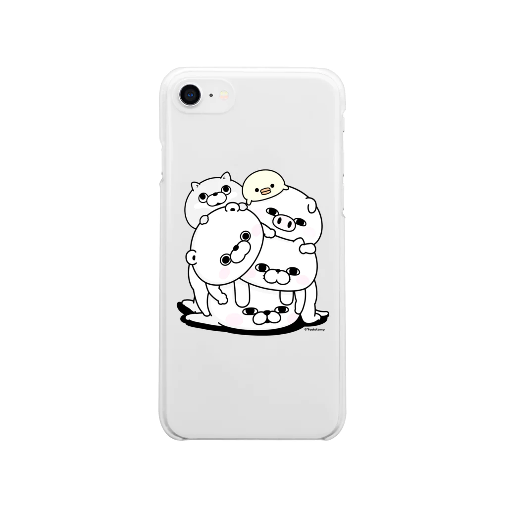 ヨッシースタンプの塊（かたまり） Soft Clear Smartphone Case