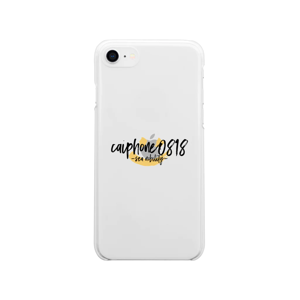 CAIKIのソフトクリアスマホケース(CAIKIデザインロゴ) Soft Clear Smartphone Case