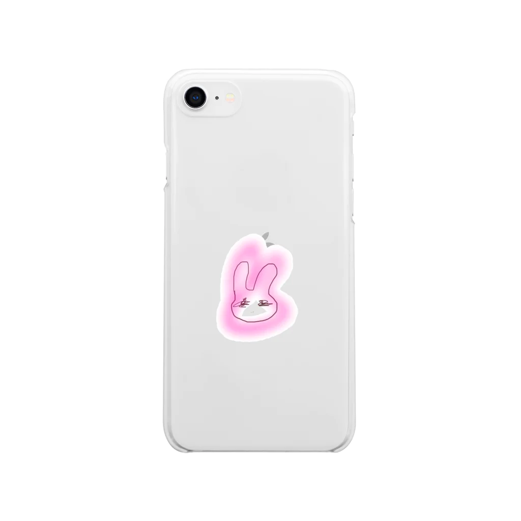 aoi_soraのうさぎちゃん Soft Clear Smartphone Case