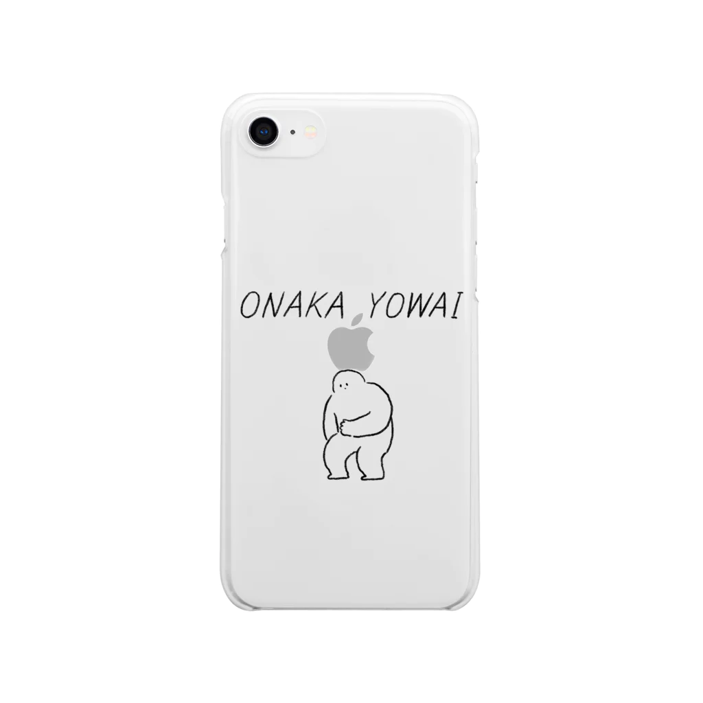 みぞぐちともやのおなかよわい Soft Clear Smartphone Case