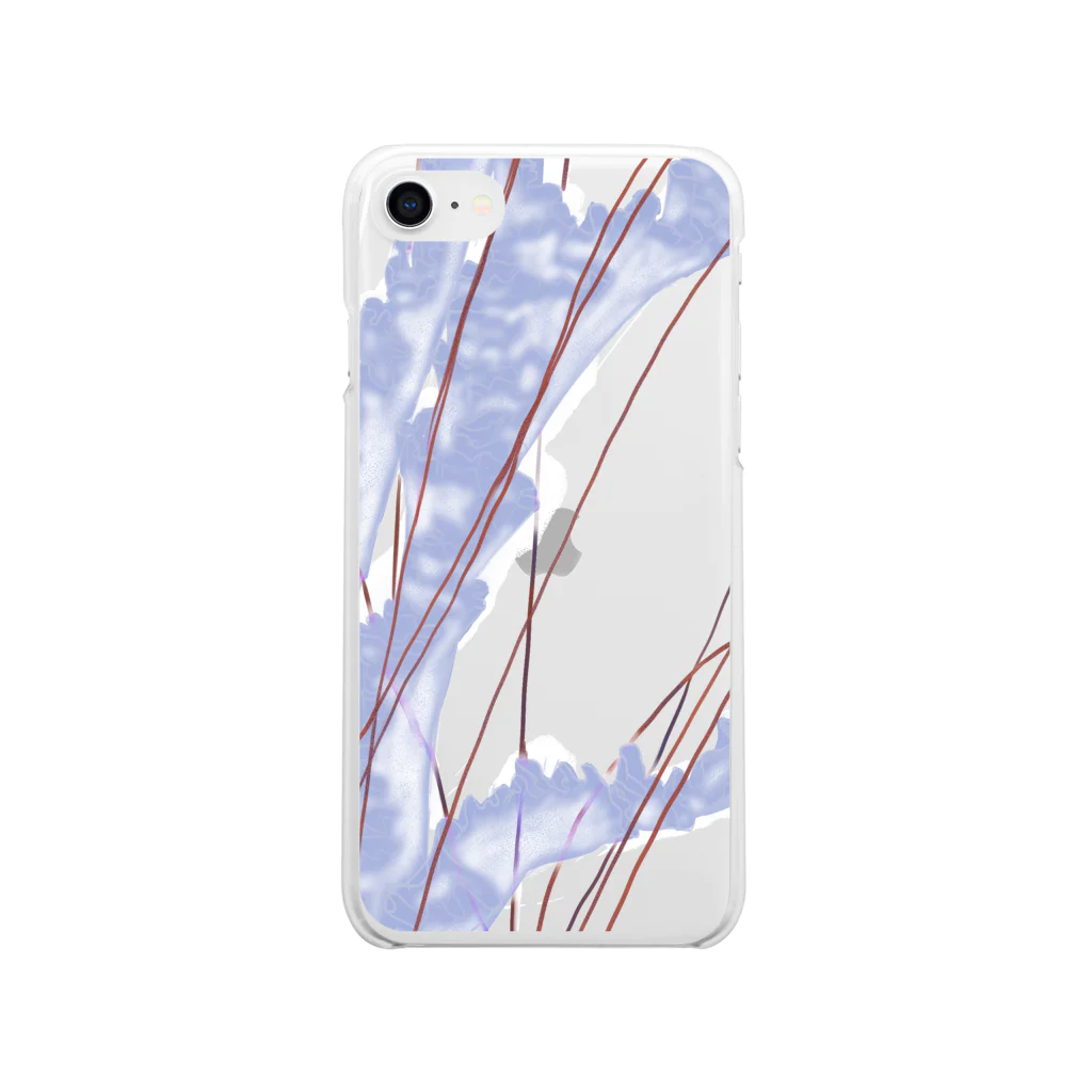 jellyのクラゲ Soft Clear Smartphone Case