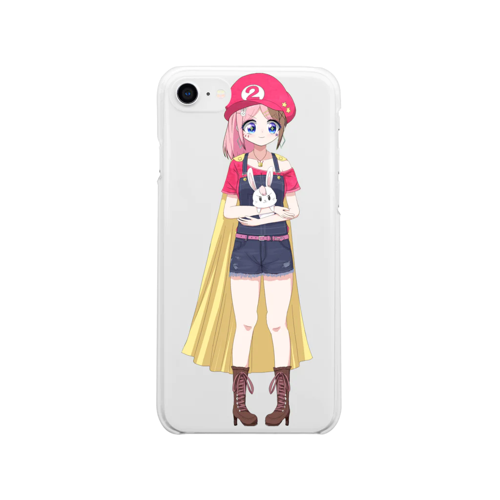 テレみ🎮VTuber✨アソビ大全RTA🎲のテレみiPhoneケース Soft Clear Smartphone Case