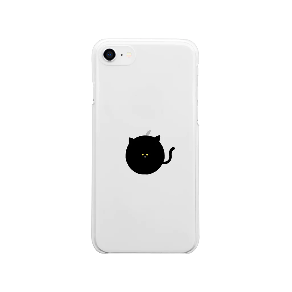 つむ王国のまるいねこ Soft Clear Smartphone Case