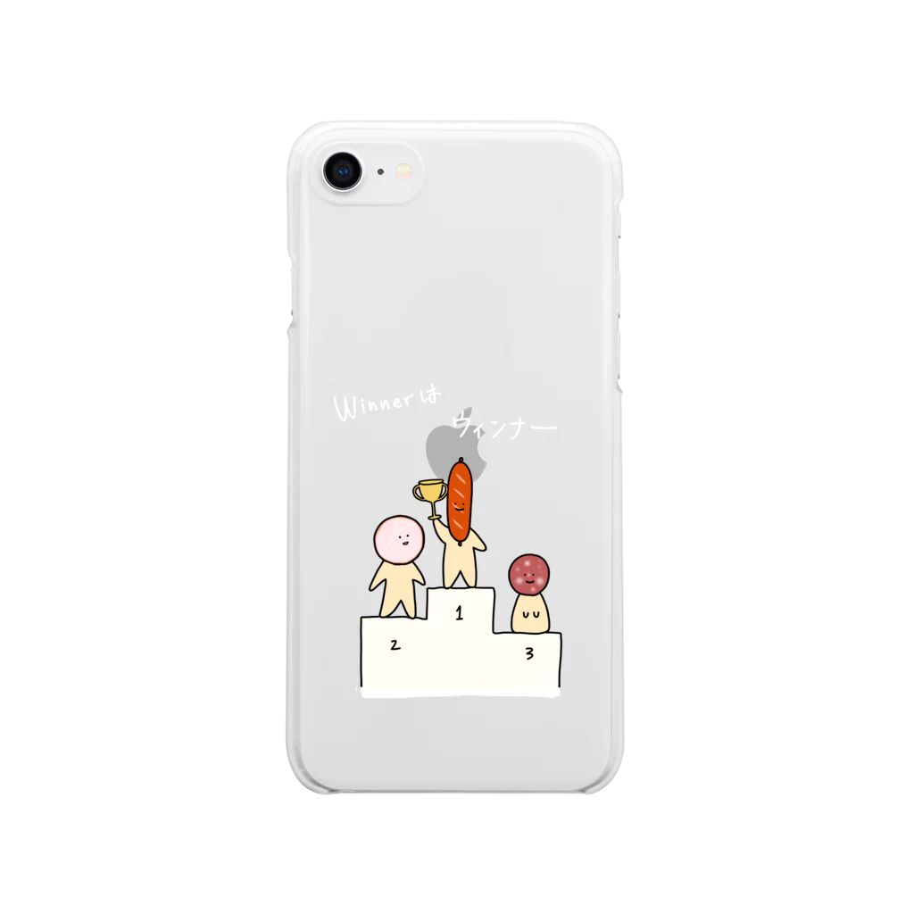 みさみせのwinnnerはウィンナースマホケース Soft Clear Smartphone Case