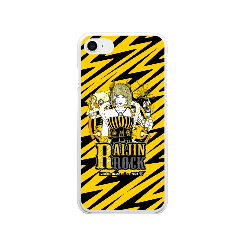 iNOQのRAIJIN ROCK Soft Clear Smartphone Case