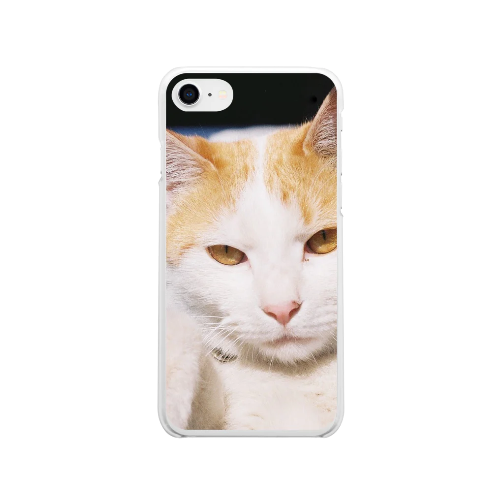 mary's photo shopの琥珀の眼差し Soft Clear Smartphone Case