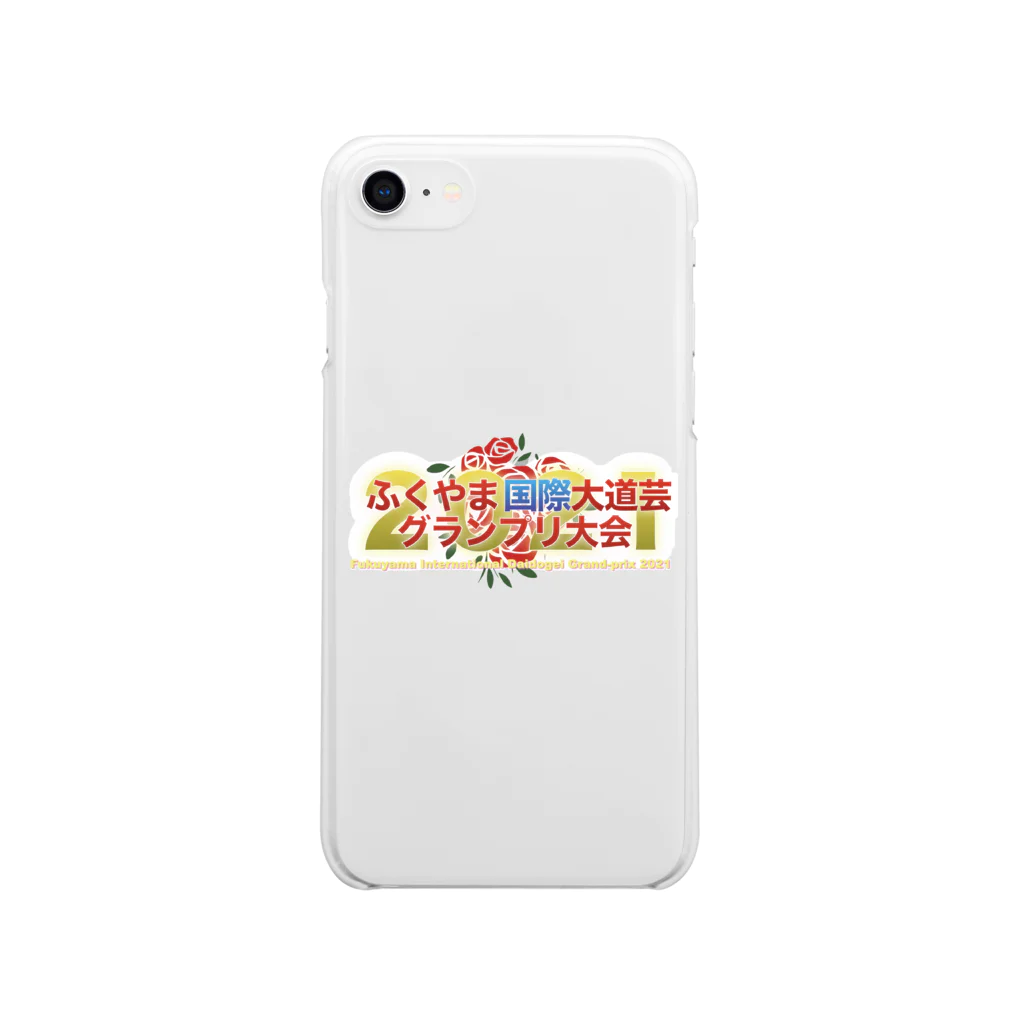 ふくやま国際大道芸のふくやま国際大道芸2021ホワイト Soft Clear Smartphone Case