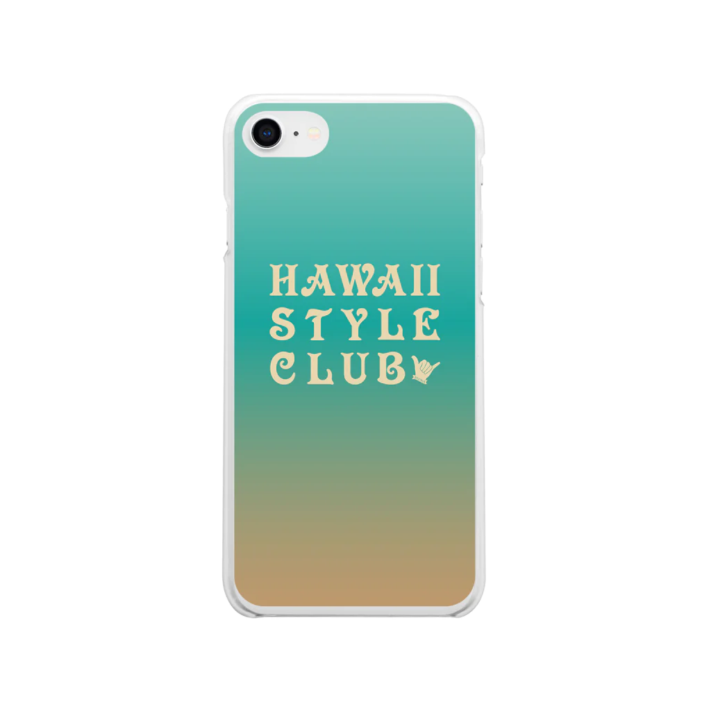 ハワイスタイルクラブのH.S.C. Square Soft Clear Smartphone Case