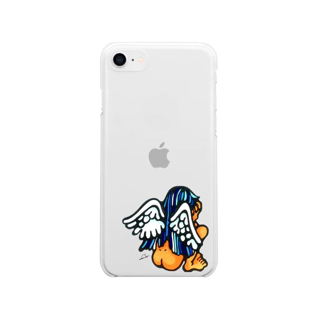 ◆◆◆◆ OCO's SHOP ◆◆◆◆【POP ART】の🌈angel Soft Clear Smartphone Case