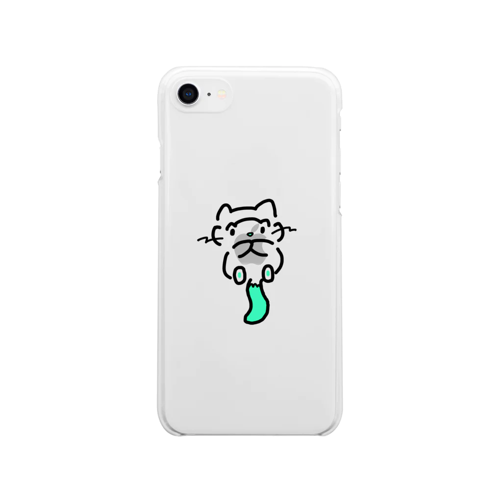 ミャビのえめらるどneko Soft Clear Smartphone Case