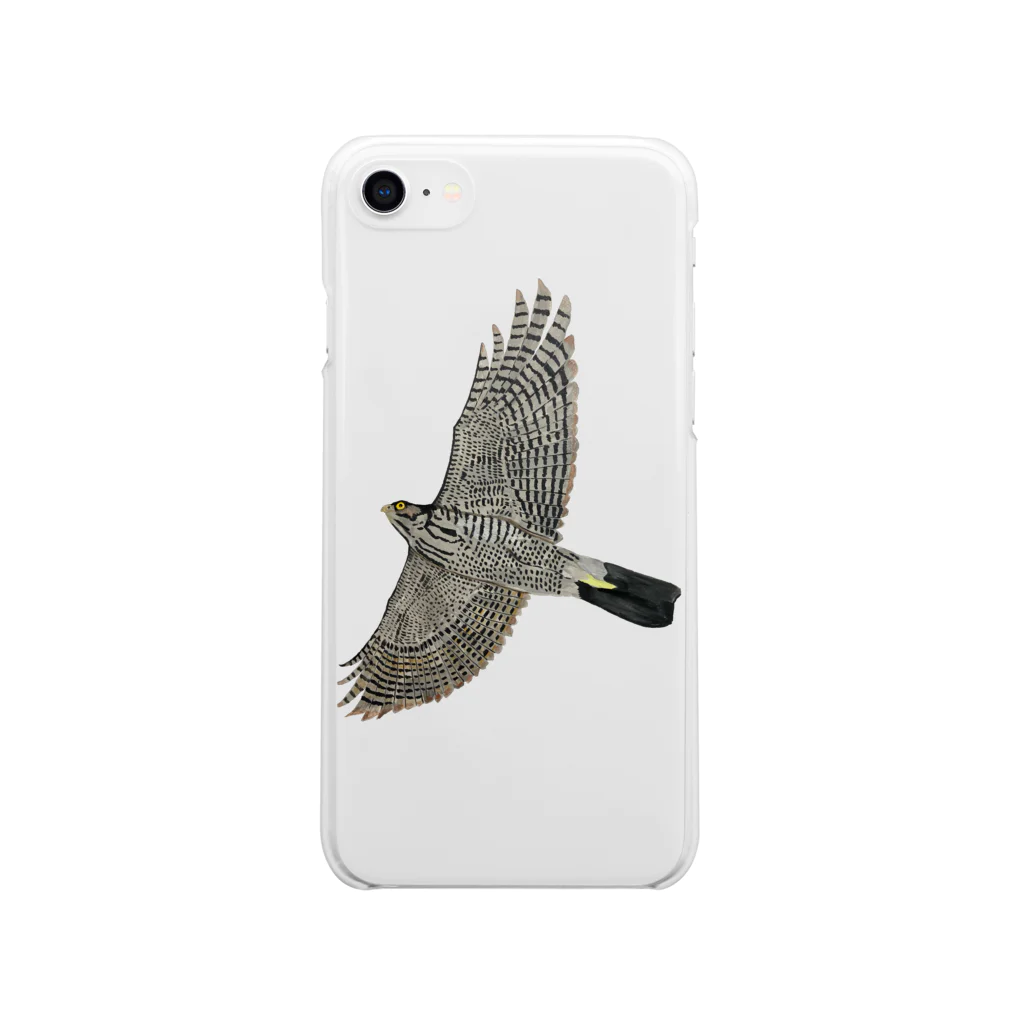 Coshi-Mild-Wildの🪶猛禽類　ツミ　🦅 だぞっ‼️ Soft Clear Smartphone Case