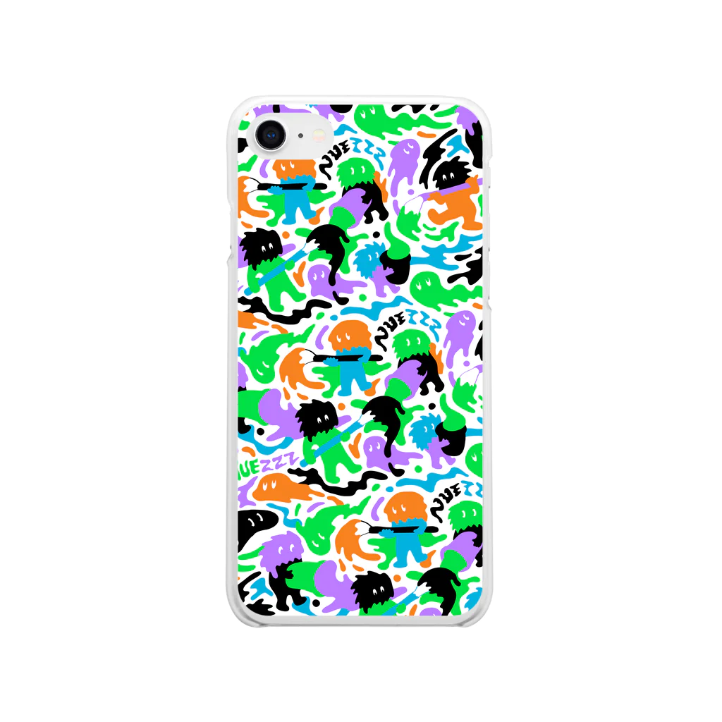 文字８フレッシュ！のNUEZZZ Painter Jacket Soft Clear Smartphone Case